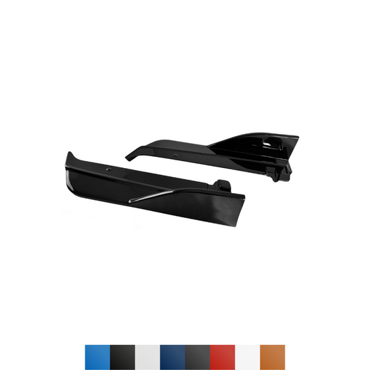 JDMuscle 22-25 WRX V1 Rear Spats ABS / Paint Matched / Gloss Black