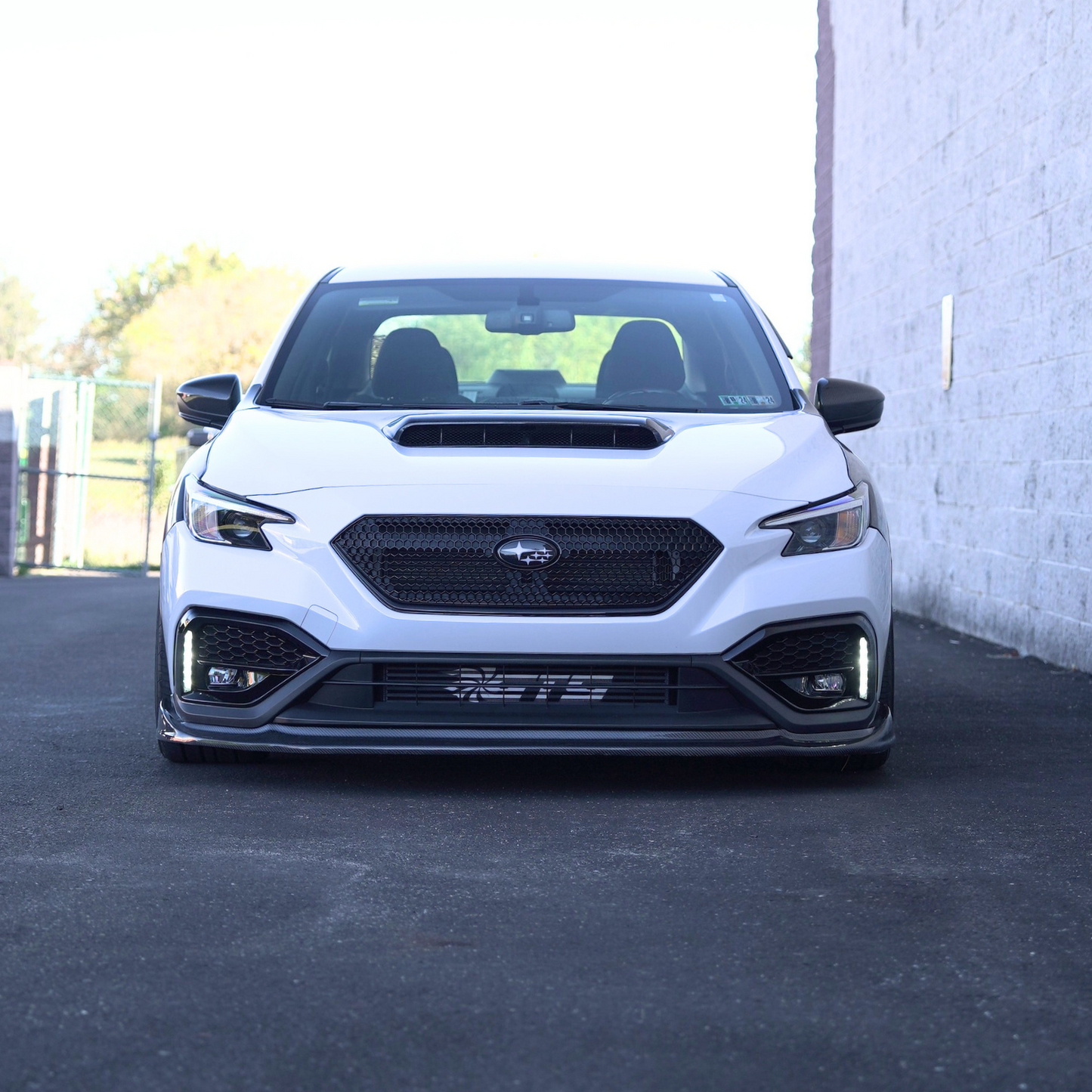 JDMuscle 22-25 WRX Carbon Fiber CS Style Front Lip