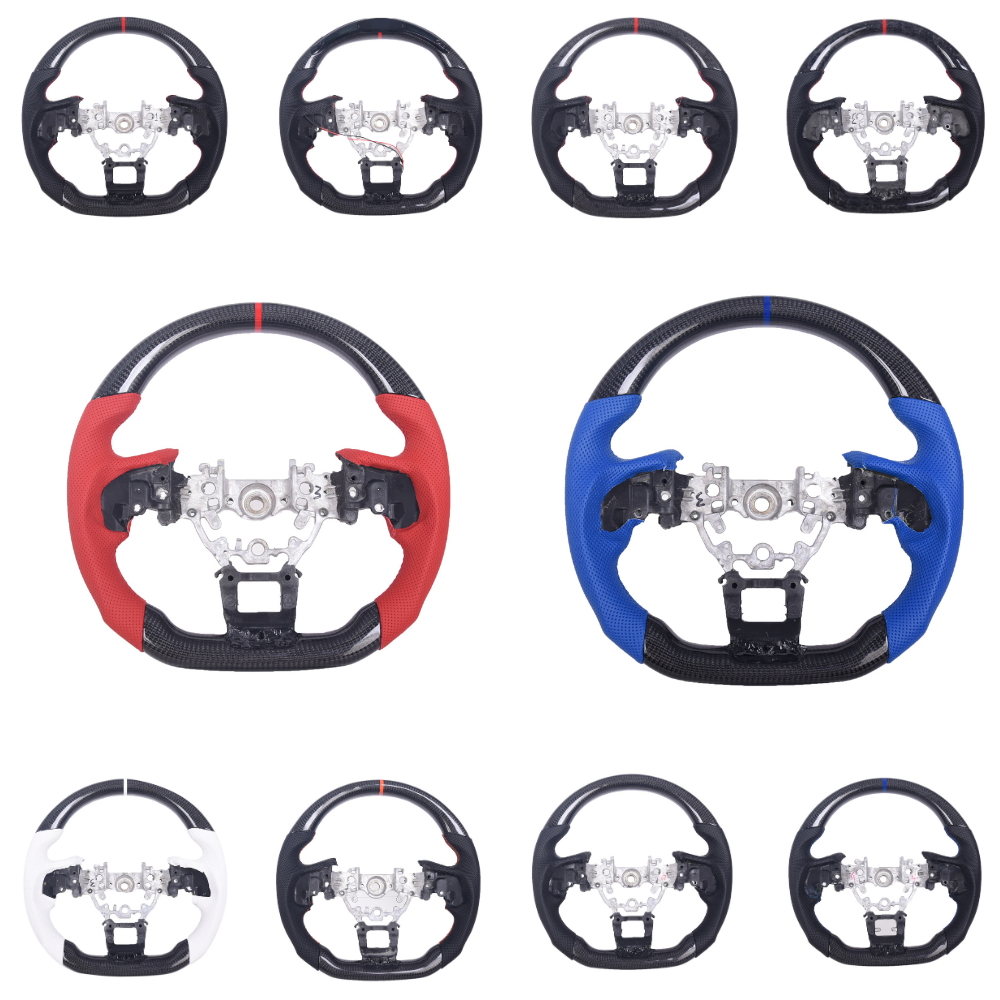 JDMuscle 22-25 WRX Carbon-Pro Series Steering Wheel compatible w/ MT & CVT