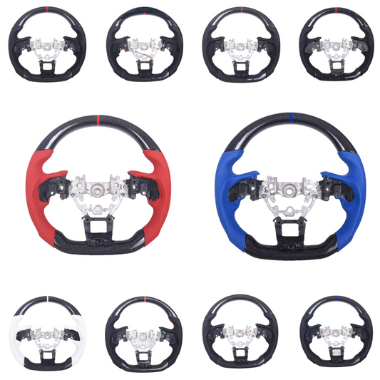 JDMuscle 22-25 WRX Carbon-Pro Series Steering Wheel compatible w/ MT & CVT