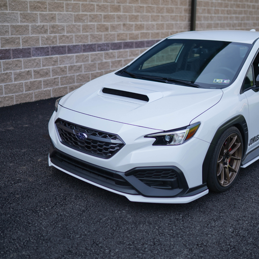 JDMuscle 2022-23 WRX Oversized Hood Scoop OE+ Style - Gloss Black / Paint Matched / Carbon Fiber | JDM-WRX22-SCO