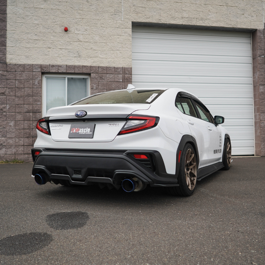 JDMuscle 22-25 WRX Tanso Carbon Fiber Rear Diffuser V1
