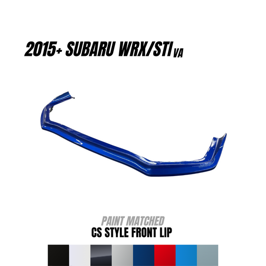 JDMuscle 15-17 WRX/STI Paint Matched CS Style Front Lip