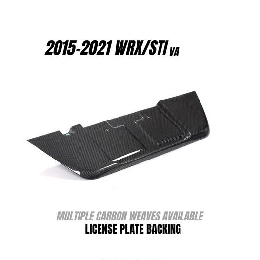 JDMuscle 2015-21 WRX/STI Carbon Fiber License Plate Backing