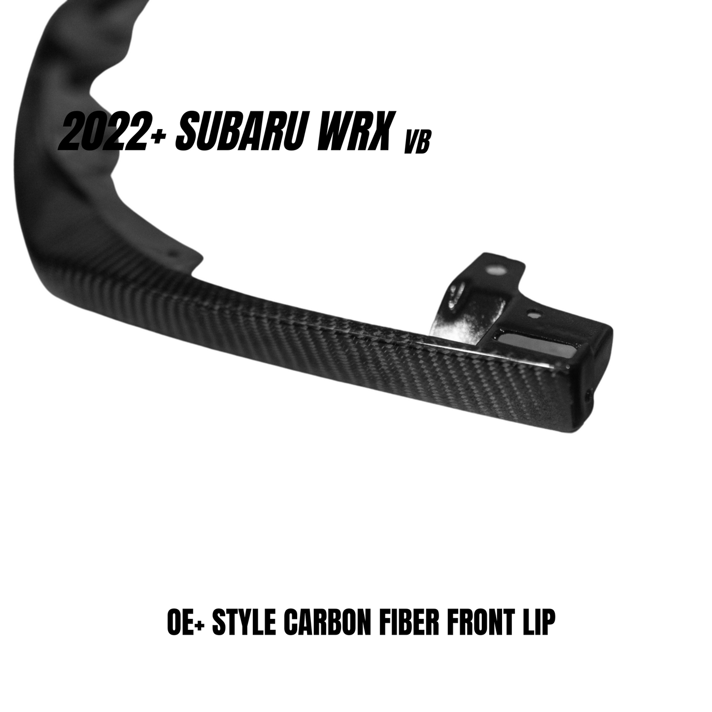 JDMuscle 2022-23 WRX Tanso Carbon Fiber Front Lip OE+ Style |  JDM-WRX22-FL-OE#CF