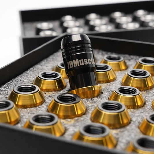 JDMuscle Titanium Lug Nuts 12x1.25 [Universal Fitment, Incl. 22+ WRX, 15-21 WRX/STI]