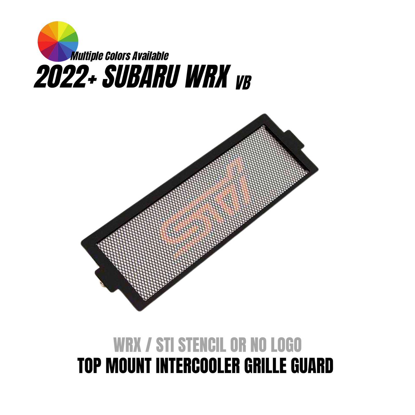 JDMuscle 22-25 WRX Top Mount Intercooler Grille / Mesh Guard