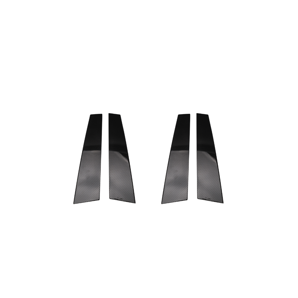 JDMuscle [23-24 Toyota GR Corolla] Carbon Fiber Exterior B-Pillar Covers (4PC)