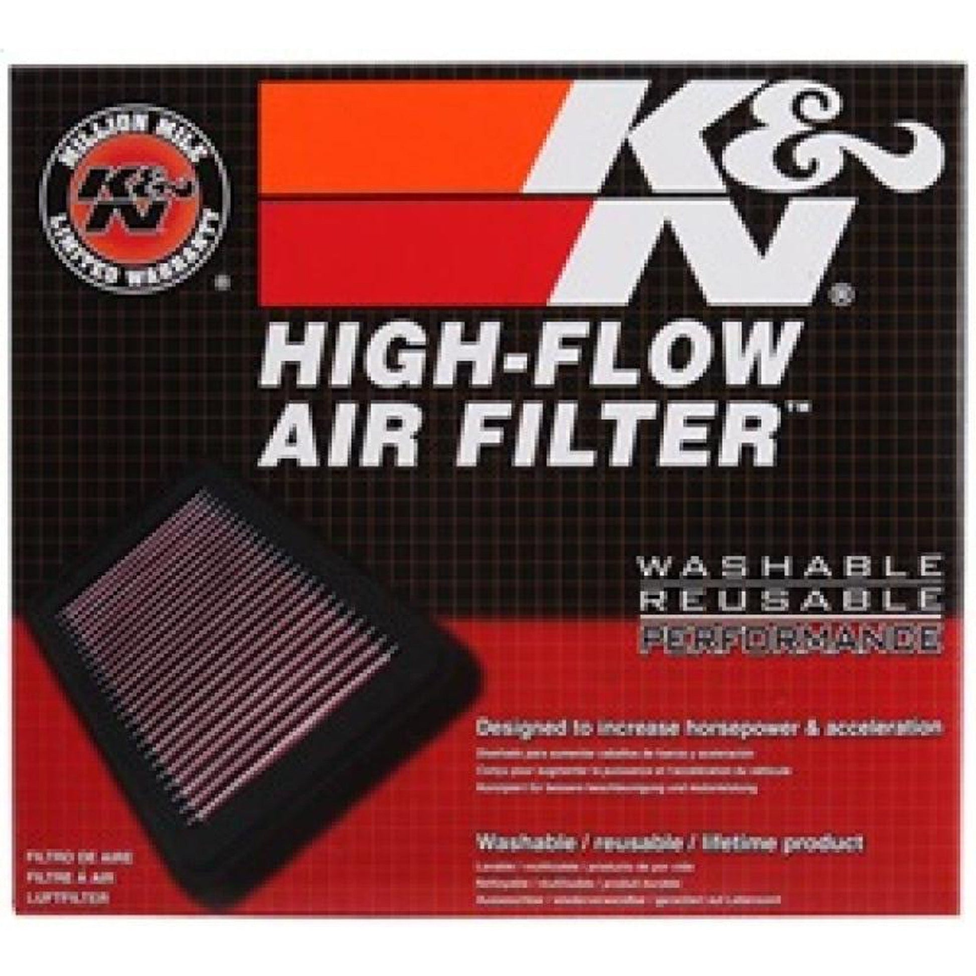 K&N Factory Airbox Drop-In Air Filters Subaru BRZ 2017-2024 / Toyota FT-86 2017-2025