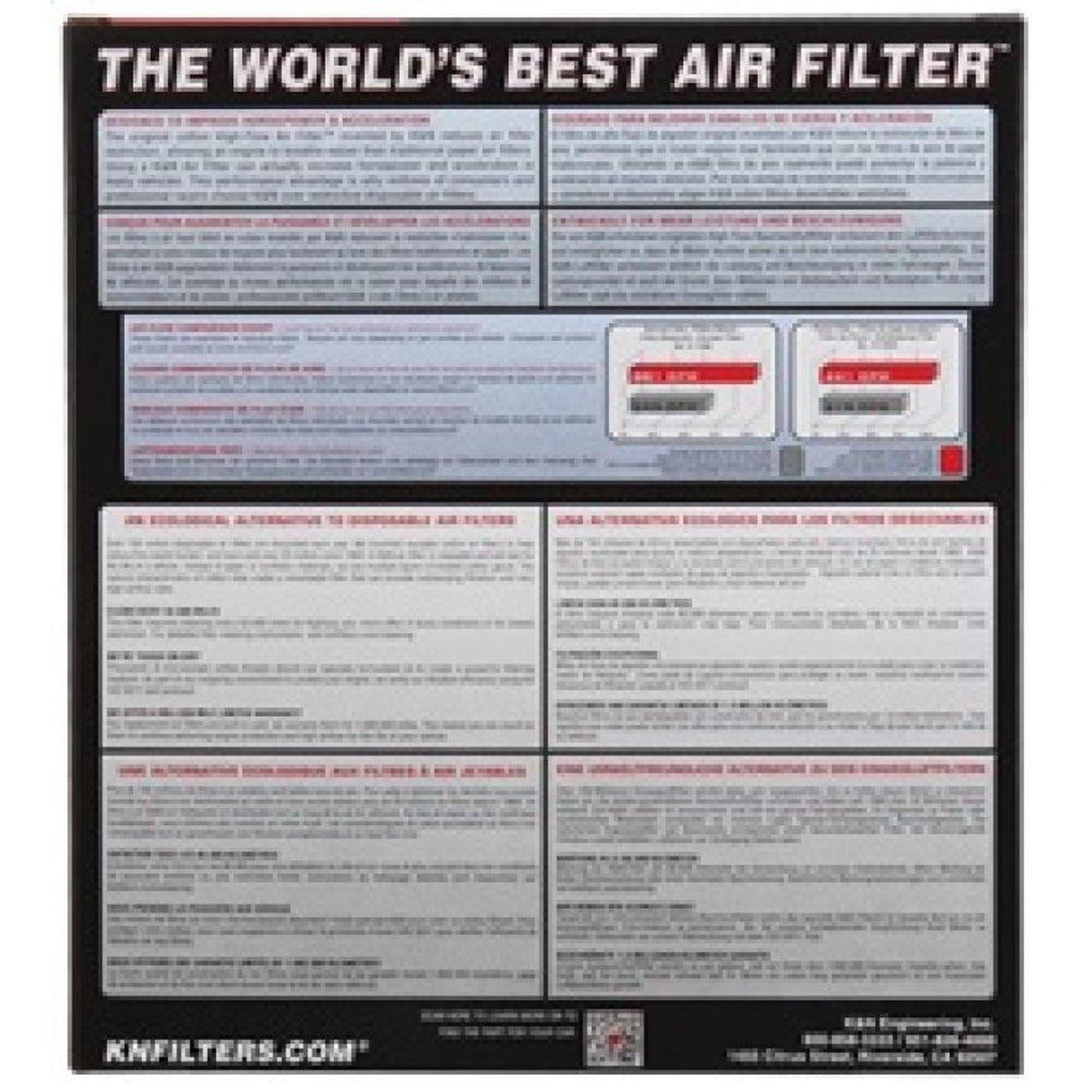 K&N Factory Airbox Drop-In Air Filters Subaru BRZ 2017-2024 / Toyota FT-86 2017-2025