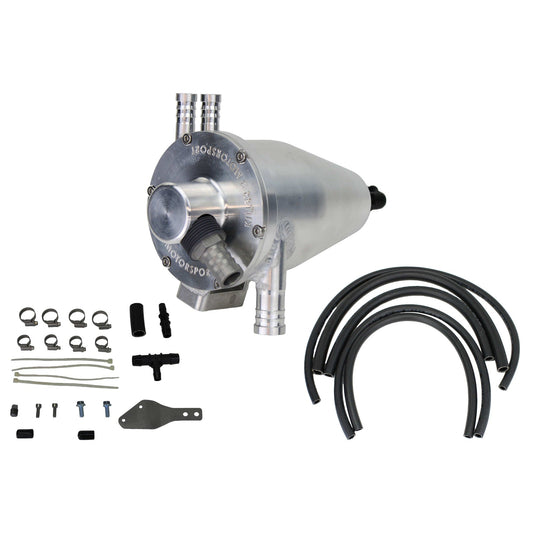 Killer B Air / Oil Separator w/ Plumbing Subaru WRX 2008-2014 / STI 2008-2021 | GR-MV3S-C