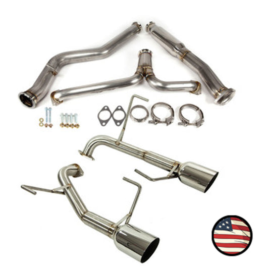 Nameless Catback Exhaust - 2005-2007 Legacy GT / Spec B Sedan - Muffler Delete