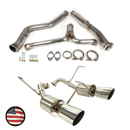 Nameless Catback Exhaust - 2005-2007 Legacy GT / Spec B Sedan - 5" Muffler