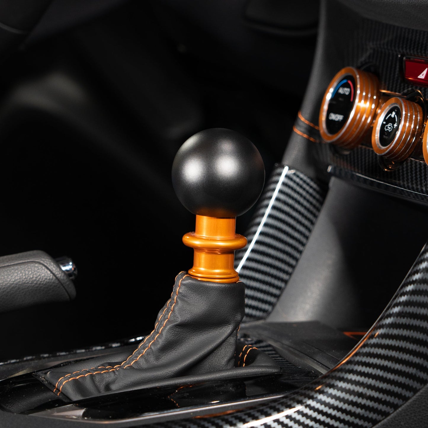 Billetworkz Automatic Shifter - Matte Black - Fits Subaru CVT: WRX (15–211), Crosstrek (13–23), Forester (4–18), Impreza (12–23), Legacy/Outback (10–14)