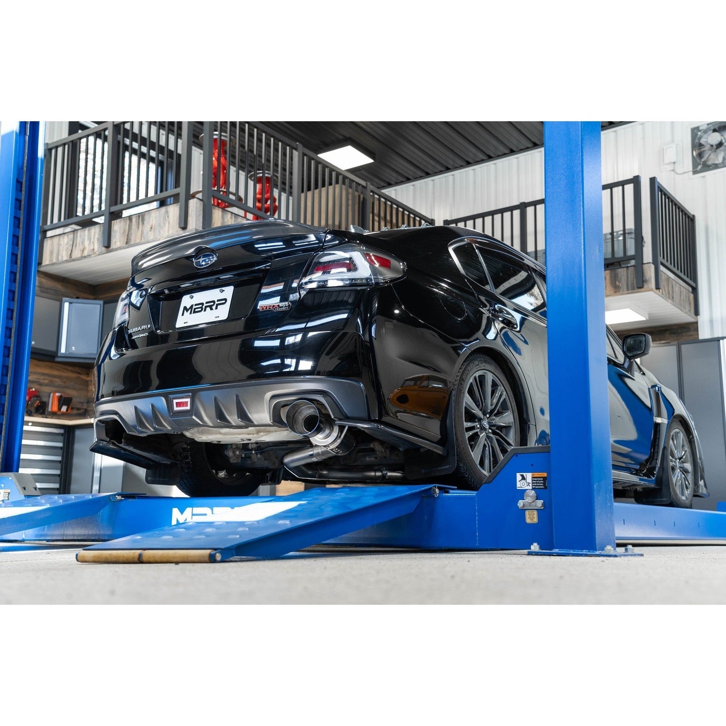 MBRP Armor Pro 3in Cat Back Exhaust Carbon Fiber Tips 2011-2021 Subaru WRX / STI Sedan | S48033CF