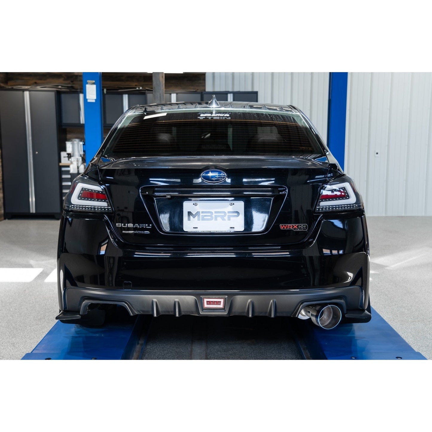 MBRP Armor Pro 3in Cat Back Exhaust Carbon Fiber Tips 2011-2021 Subaru WRX / STI Sedan | S48033CF