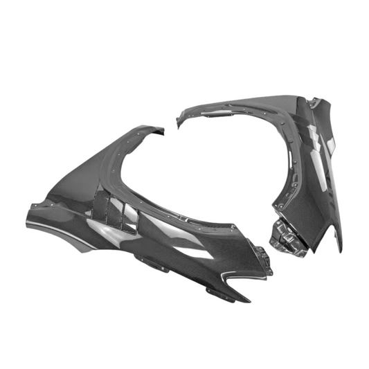 JDMuscle 22-25 WRX Carbon Fiber/FRP Vented Fenders