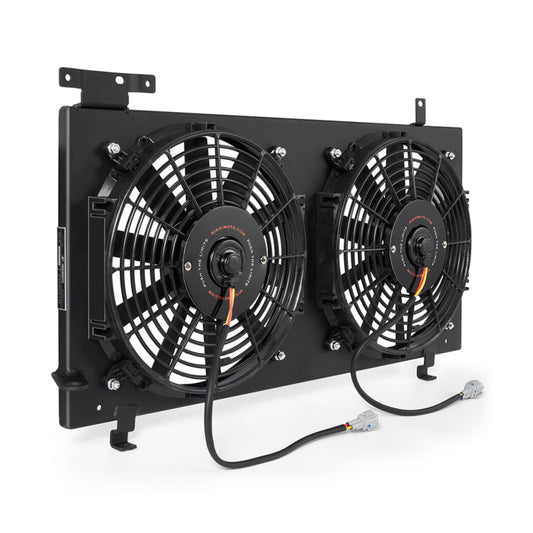 Mishimoto PNP Aluminum Fan Shroud Black Subaru WRX / STI 2008-2015 | MMFS-STI-08PBK