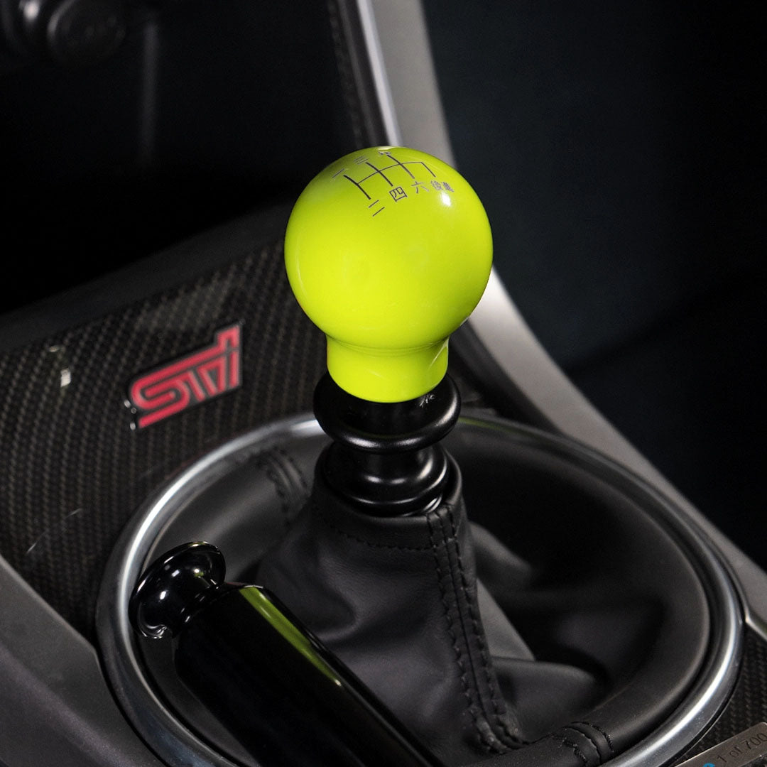 Billetworkz Weighted Shift Knob - 6 Speed Japanese Engraving - Subaru WRX 2015-2025