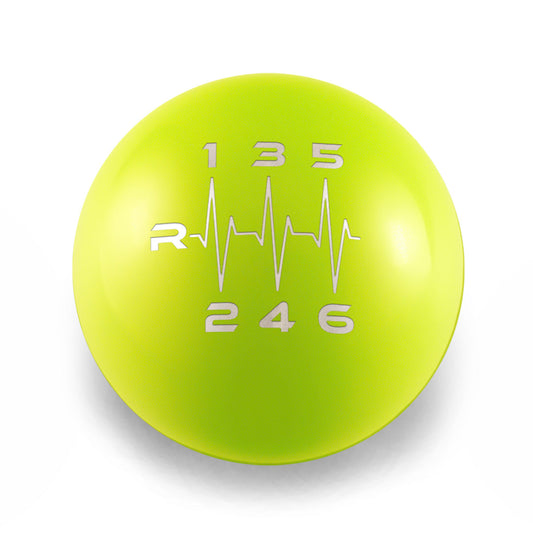 Billetworkz Weighted Shift Knob - 6 Speed Heartbeat Engraving - BRZ / FR-S / 86 2013-2021