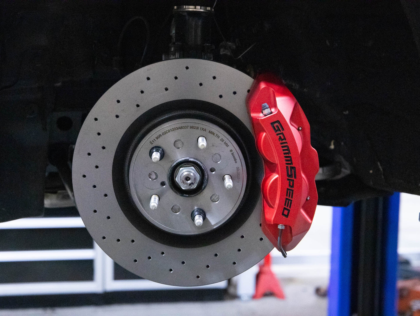 GrimmSpeed 4-Piston Brake Caliper Kit For BRZ/GR86 (340mm Rotor)