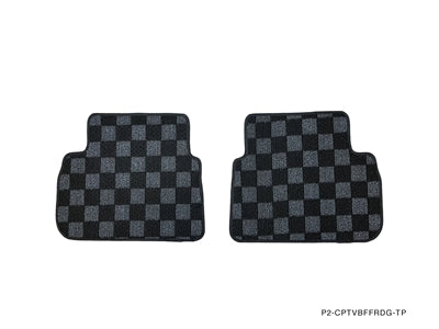 P2M SUBARU WRX / STI 2022+ (VBF) FRONT + REAR RACE FLOOR MATS : DARK GREY