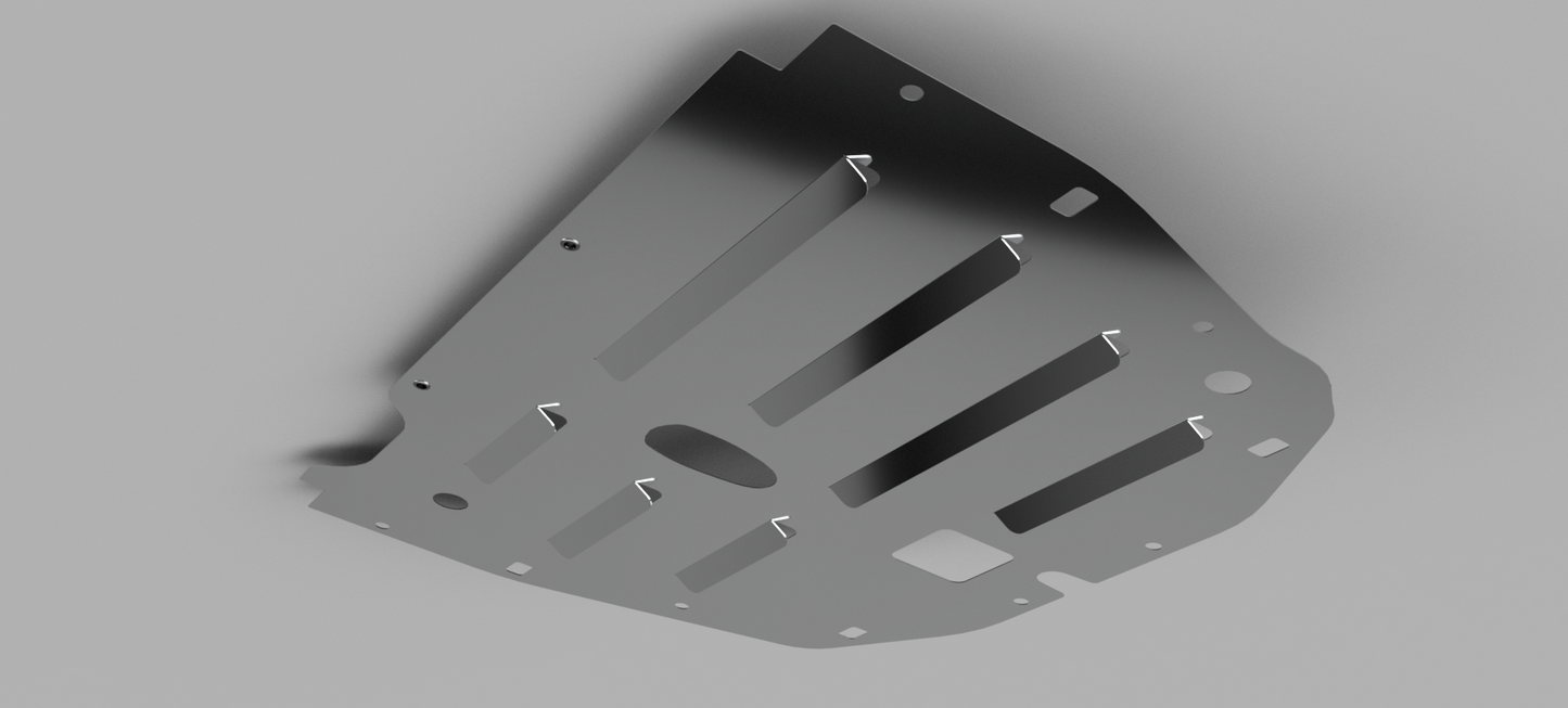 PLM Vented Engine Splash Guard Plate - 17-21 Civic Type R FK8