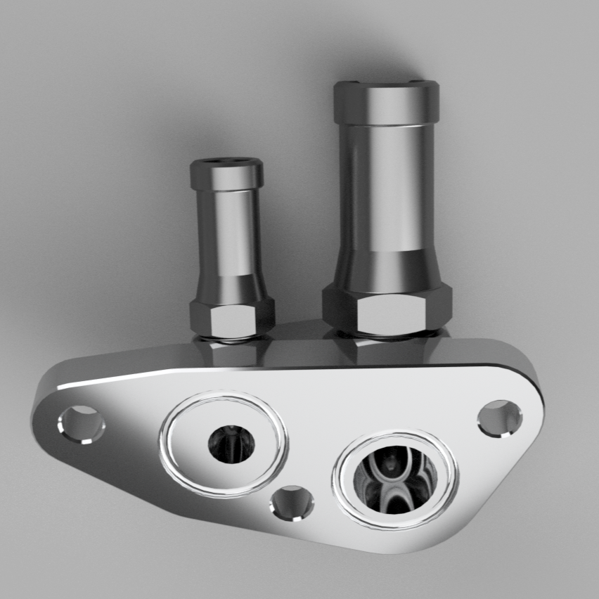 Precision Works Coolant Breather Fitting Assembly 2015+ WRX FA20 DIT