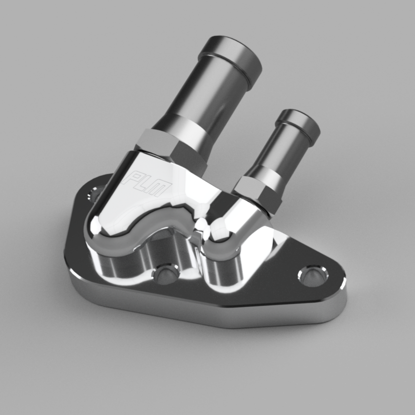Precision Works Coolant Breather Fitting Assembly 2015+ WRX FA20 DIT