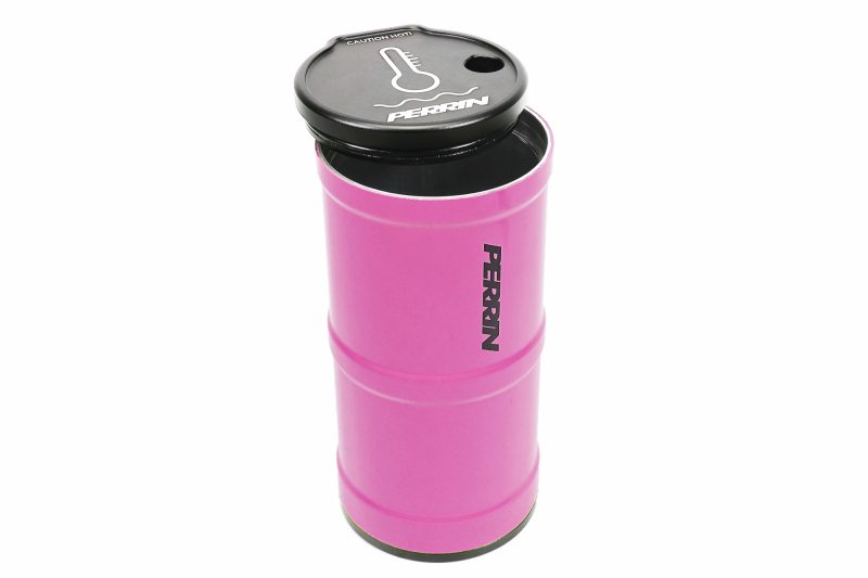 Perrin 13-25 Subaru BRZ / 04-21 Subaru STI / 02-25 Subaru WRX Coolant Overflow Tank - Hyper Pink | ASM-ENG-505HP