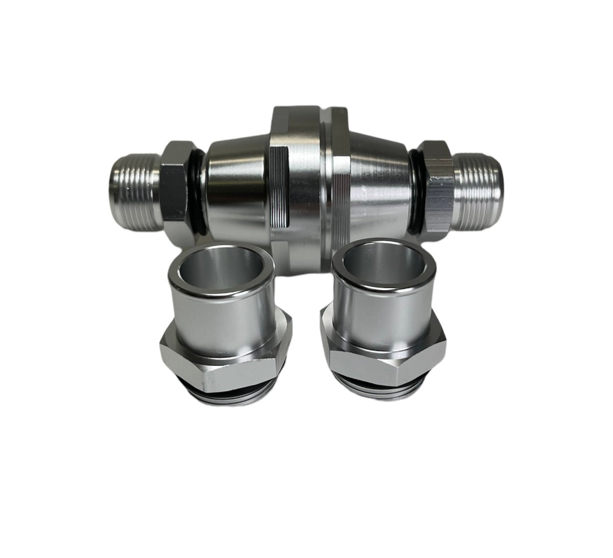 Precision Works Universal Inline Thermostat Housing AN16 & 1.25" Fittings