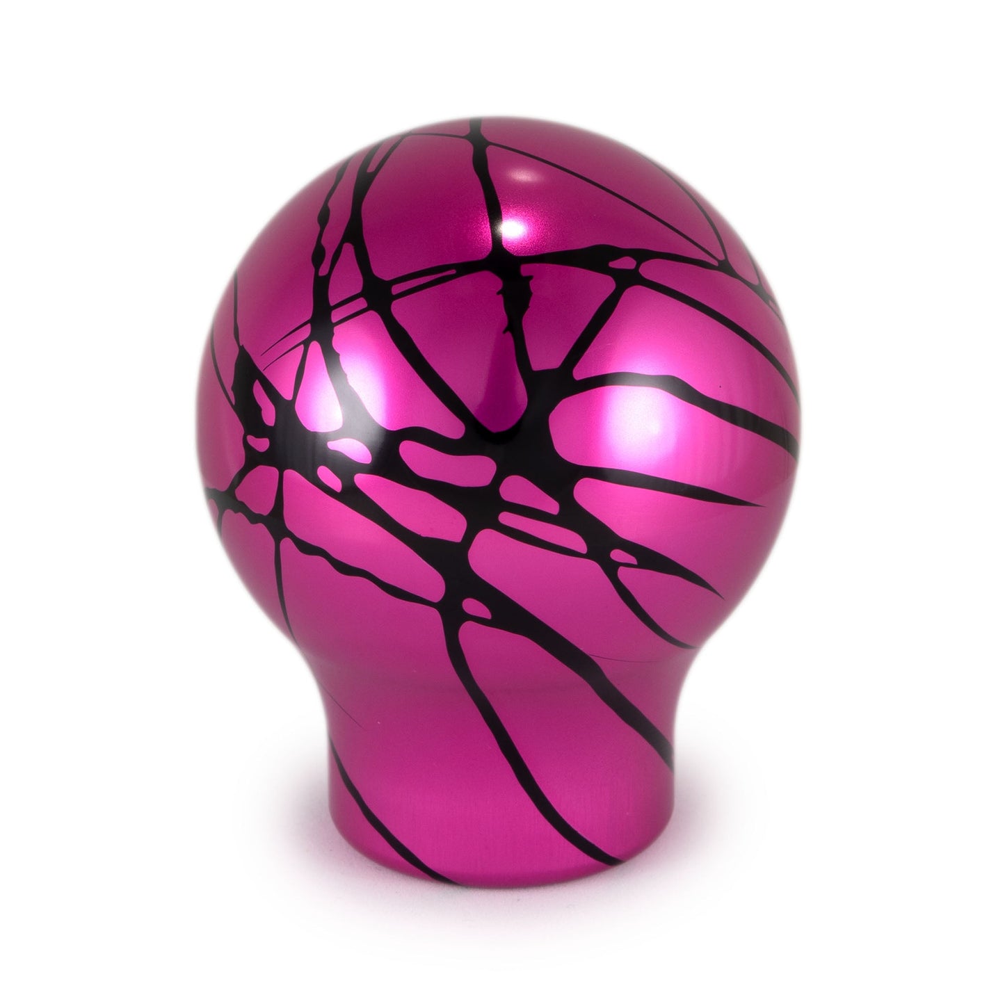 Billetworkz Automatic Shifter - Pink w/ Black Splash - Fits Subaru CVT: WRX (15–21), Crosstrek (13–23), Forester (14–18), Impreza (12–23), Legacy/Outback (10–14)