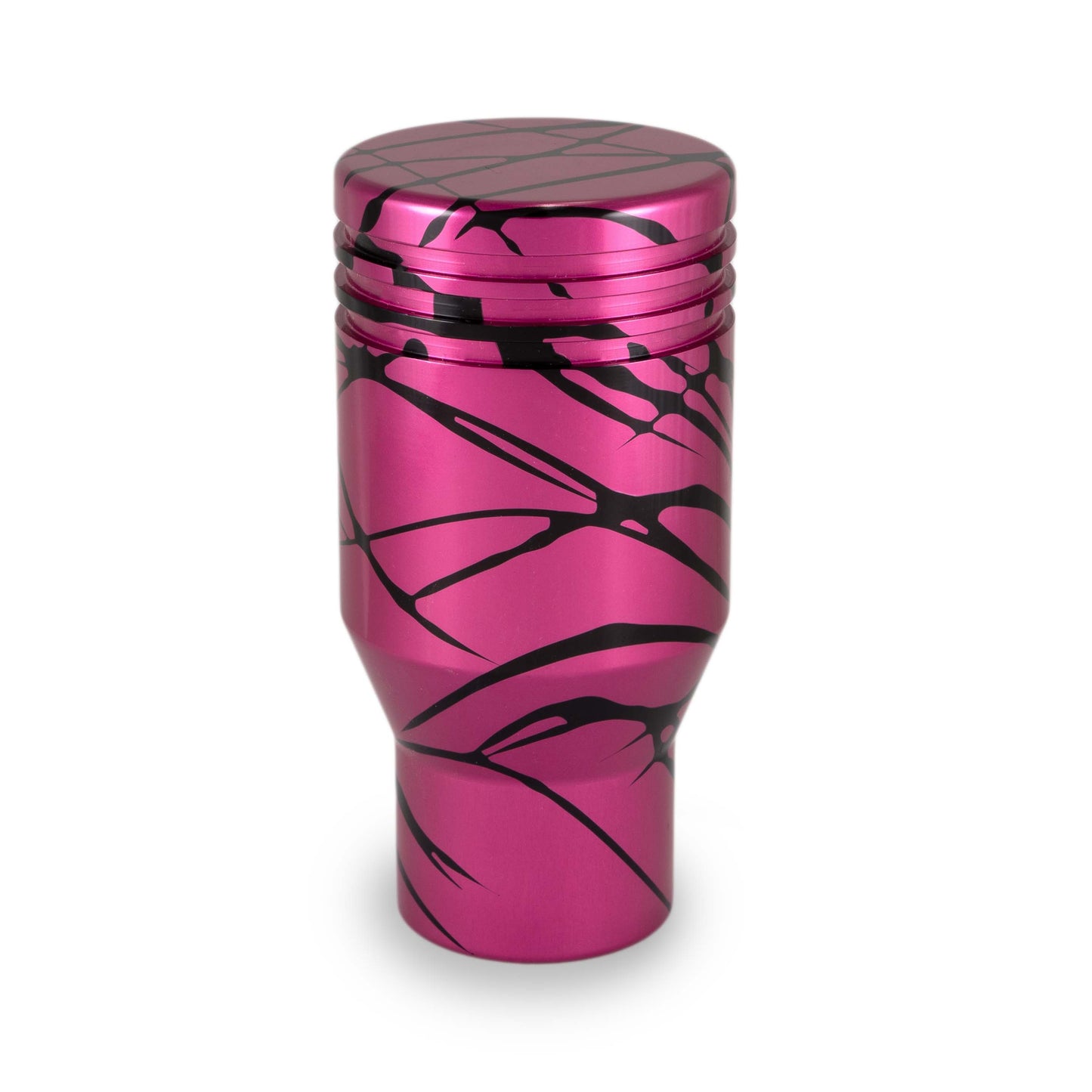 Billetworkz Automatic Shifter - Pink w/ Black Splash - Fits Subaru CVT: WRX (15–21), Crosstrek (13–23), Forester (14–18), Impreza (12–23), Legacy/Outback (10–14)