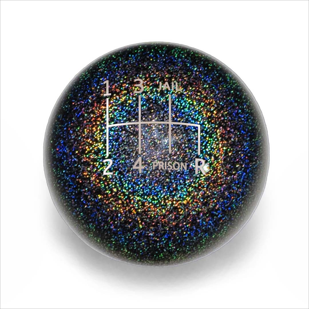 Billetworkz Weighted Shift Knob - 6 Speed Jail-Prison Engraving for Subaru