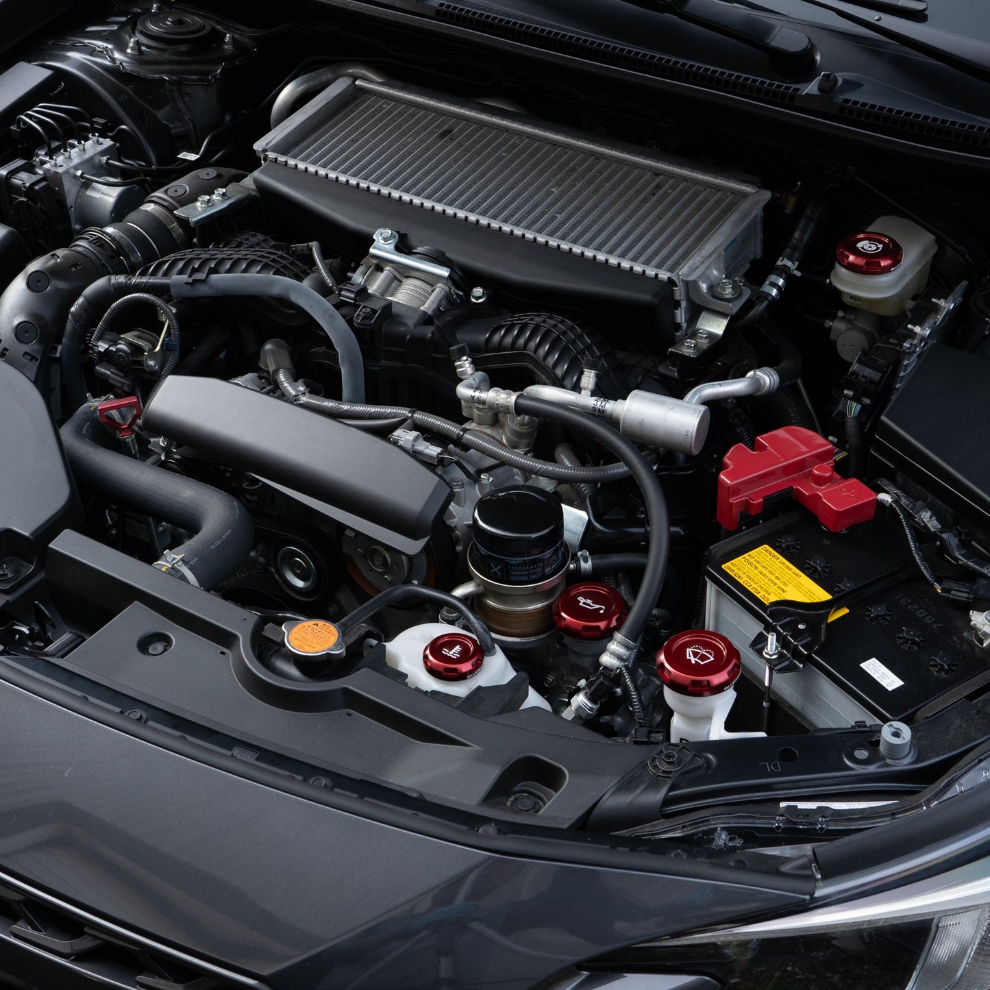 Billetworkz Engine Bay Caps - Subaru WRX 2015-2021 & 2022+