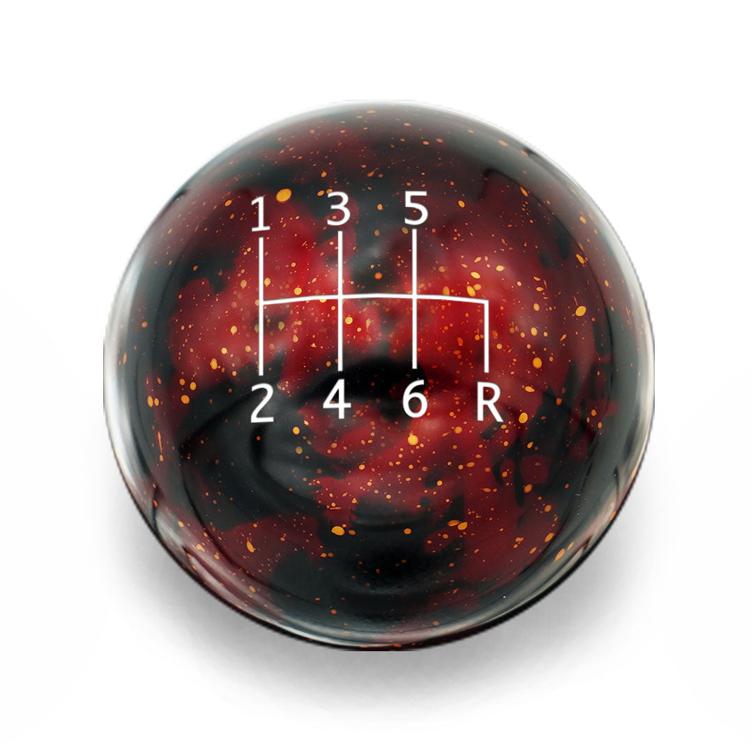 Billetworkz Cosmic Space Shift Knob - 6 Speed Standard Engraving for Subaru