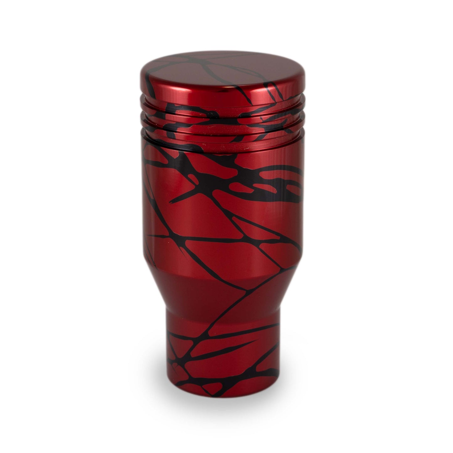 Billetworkz Automatic Shifter - Red w/ Black Splash - Fits Subaru CVT: WRX (2022+), Crosstrek (2024), Forester (2025+), Impreza (2024), Legacy/Outback (2015+)