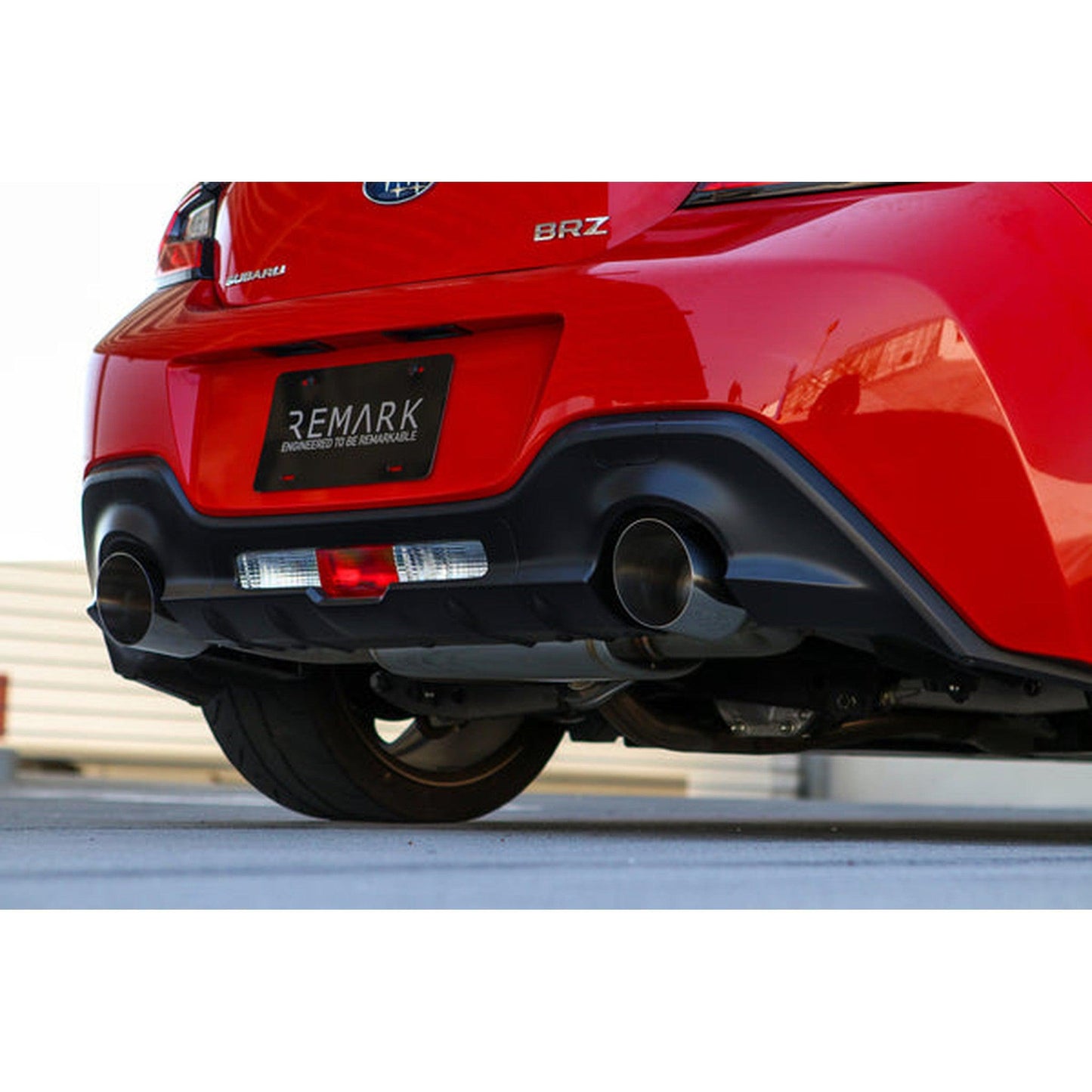 Remark Axleback Exhaust Burnt Single Wall Tips Subaru BRZ / Toyota GR86 2022-2025 | RO-TTZ8-SM