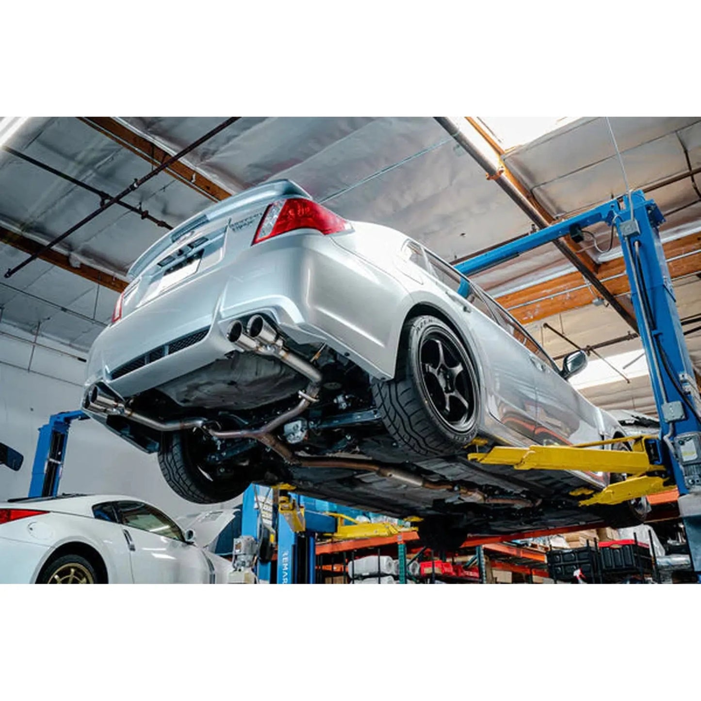 Remark Axleback Exhaust Stainless Double Wall Tips Subaru WRX / STI 2011-2014 Sedan | RO-TSGV-D