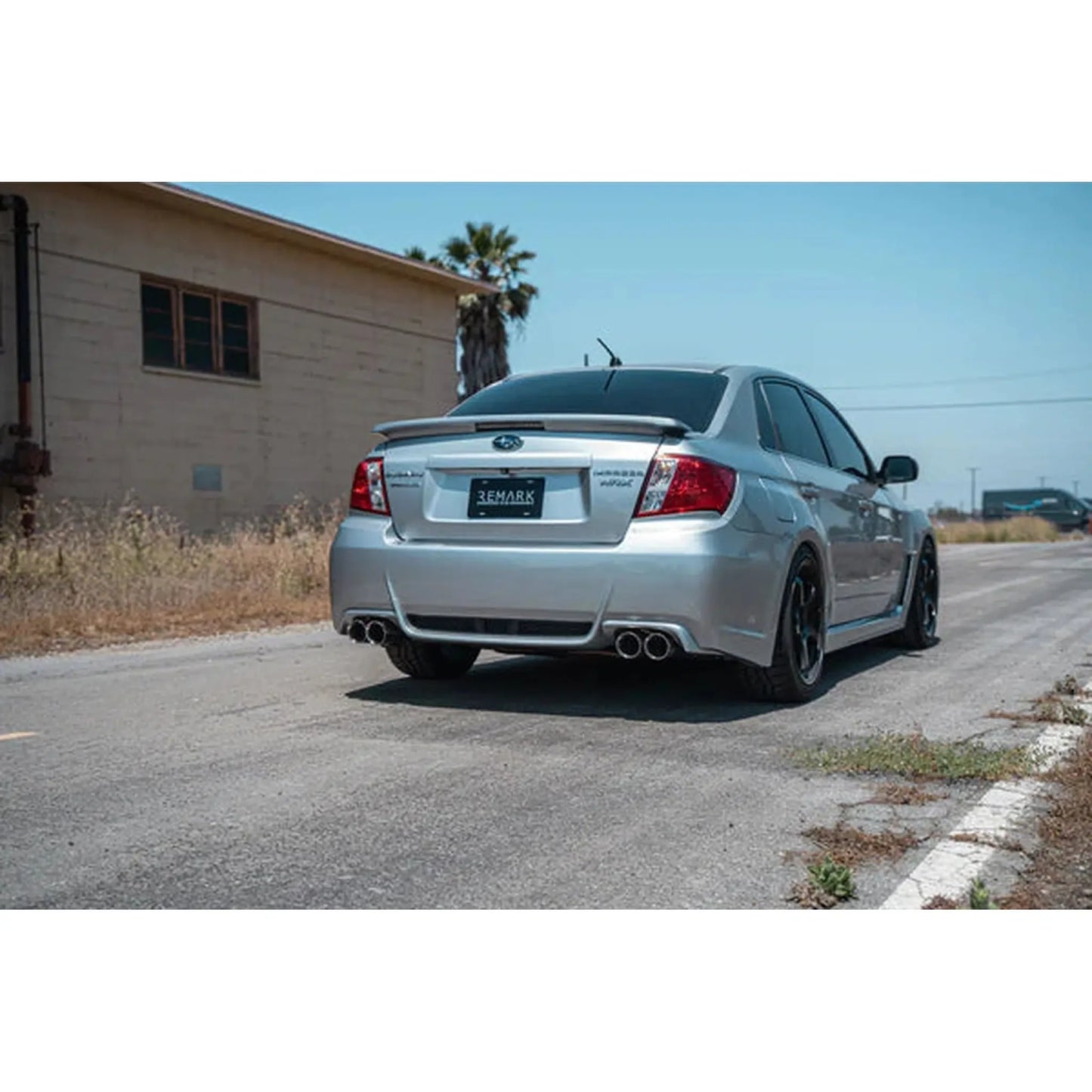Remark Axleback Exhaust Stainless Double Wall Tips Subaru WRX / STI 2011-2014 Sedan | RO-TSGV-D