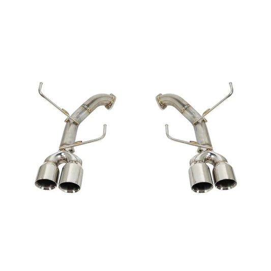 Remark Axleback Exhaust Stainless Double Wall Tips Subaru WRX / STI 2011-2014 Sedan | RO-TSGV-D