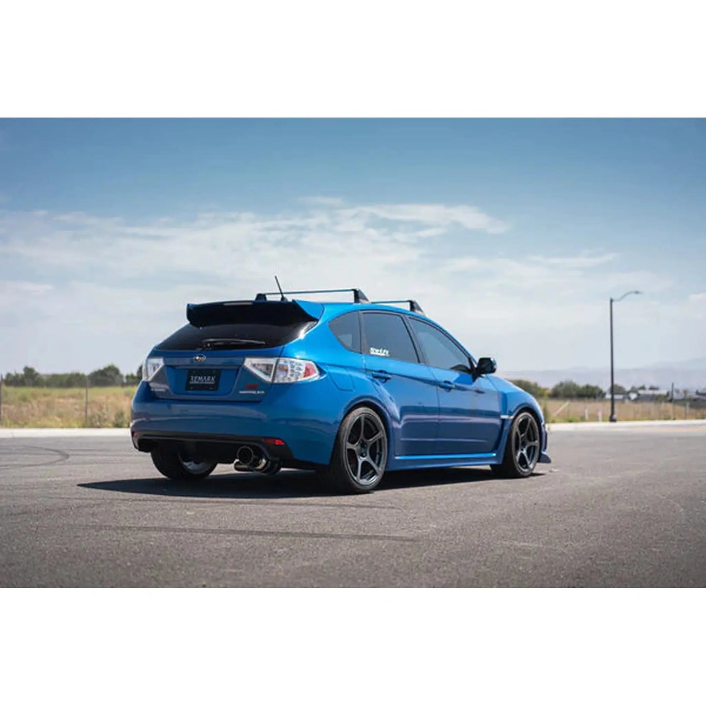 Remark R1-Spec Cat Back Exhaust Titanium Muffler Subaru WRX 2011-2014 / STI 2008-2014 Hatchback | RK-C1076S-02T