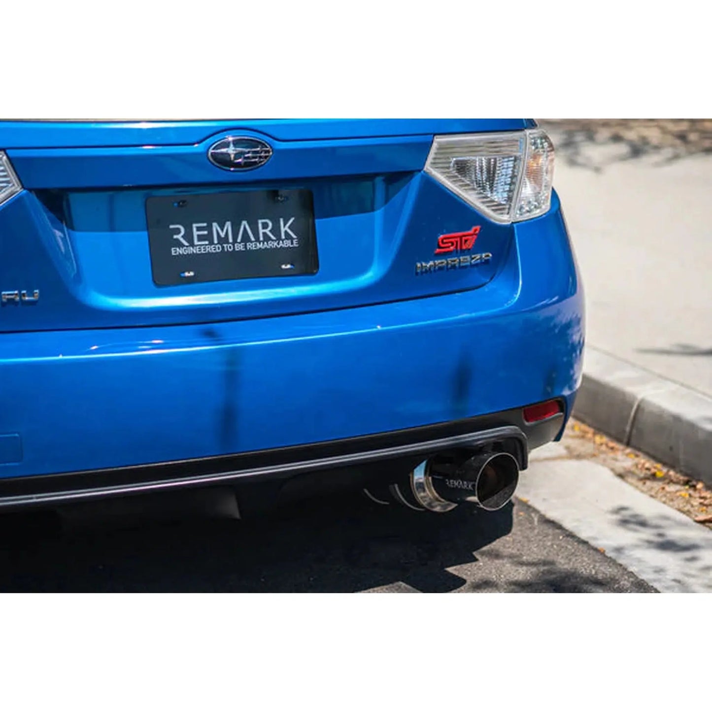 Remark R1-Spec Cat Back Exhaust Titanium Muffler Subaru WRX 2011-2014 / STI 2008-2014 Hatchback | RK-C1076S-02T