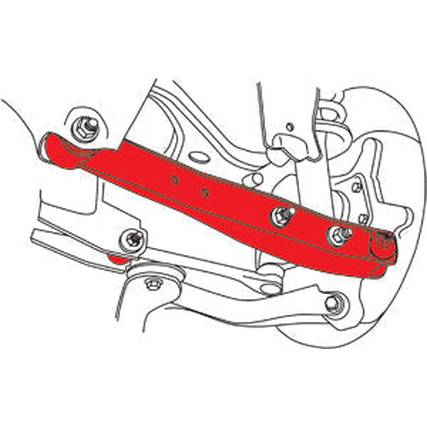 SPC Adjustable Rear Lower Control Arm (Single Arm) Subaru WRX 08-25 / STI 08-21 / BRZ 13-25 | 67660