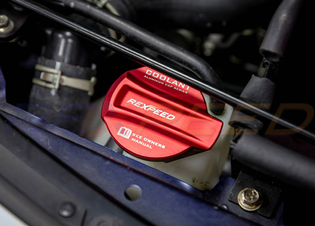 Rexpeed GR86 / BRZ 2022+ Aluminum Coolant / Window Washer / Brake Fluid Cap Cover- 3 pieces as a set