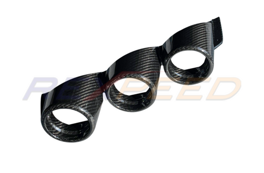 Rexpeed GR86 / BRZ 2022+ Dry Carbon Triple Gauge Meter Holder Trim