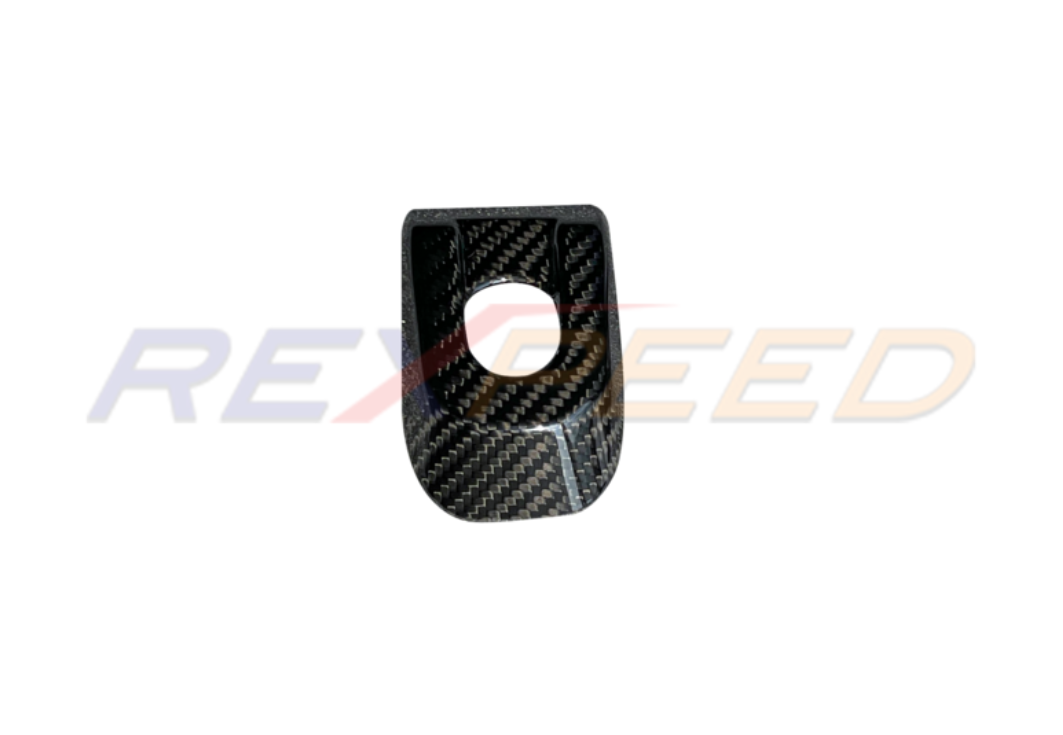 Rexpeed GR86 / BRZ 2022+ Dry Carbon Rear Seat Down Button Cover
