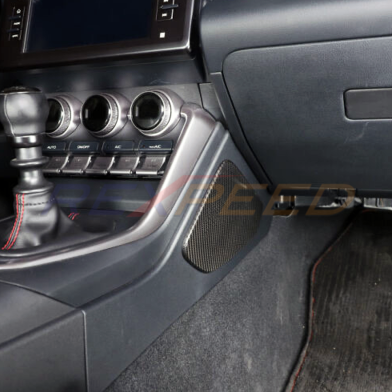 Rexpeed GR86 / BRZ 2022+ V2 Dry Carbon Center Console Knee Panel Trim Cover