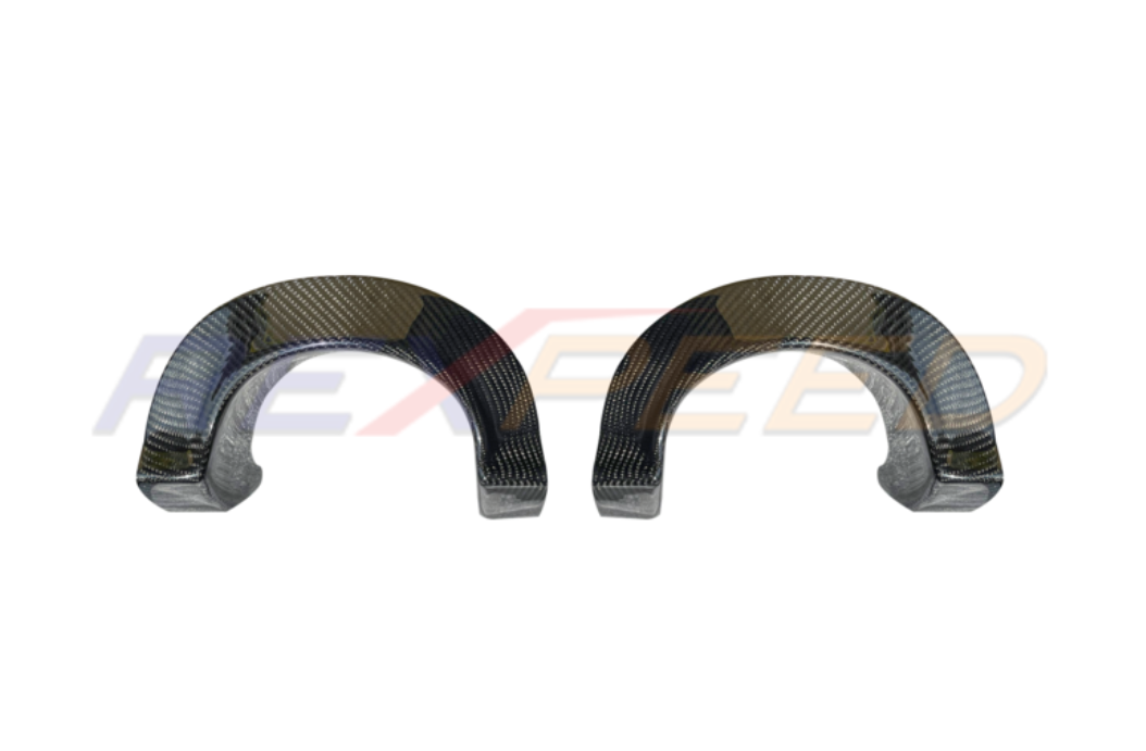 Rexpeed GR86 / BRZ 2022+ Dry Carbon Exhaust Shield Covers