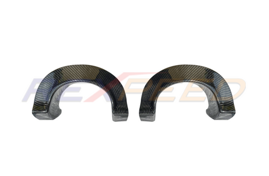 Rexpeed GR86 / BRZ 2022+ Dry Carbon Exhaust Shield Covers